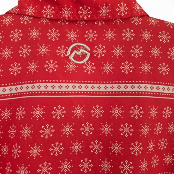 Magellan Outdoors Fish Gear Womens Red Holiday Relaxed Fit Shirt Large - Picture 13 of 16